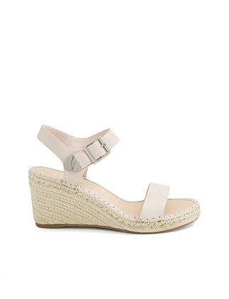 Gabrill Almond Leather Espadrilles