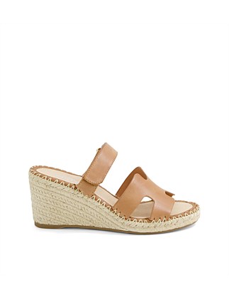 Gorya Tan Leather Espadrilles