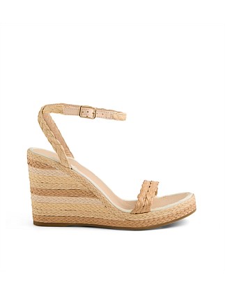 Edell Natural Multi Synthetic Raffia Espadrilles