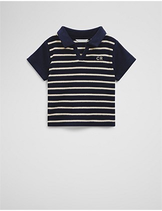 GOTS-Certified Organic Cotton Terry Polo Shirt