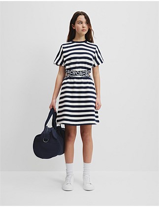 Teen Logo Cut-Out Dress