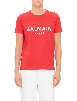 BALMAIN PRINTED T-SHIRT