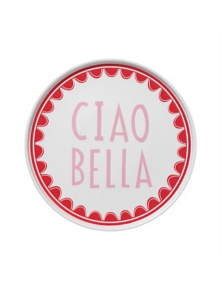 Ciao Bella Red & Pink Plate 25cm