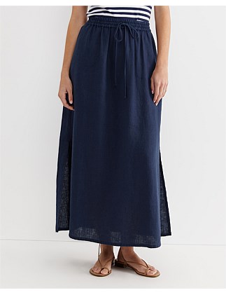 LULU LINEN MAXI SKIRT