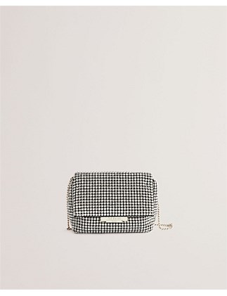 GLITERS Crystal Mini Cross Body Bag