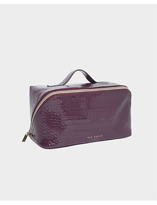 HAANAS Imitation Croc Large Rectangular Washbag