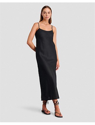 DELILAH LINEN SLIP DRESS