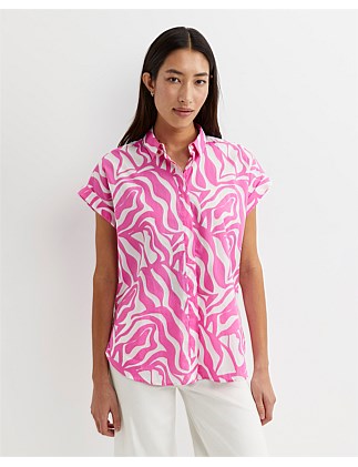 ZOLA SHORT SLEEVE LILY VOILE SHIRT