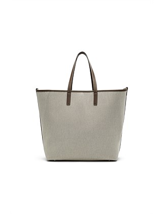 LARGE TEXTURED TOTE