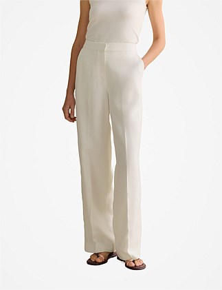 Textured Straight Leg Pant