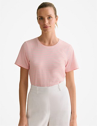 Australian Cotton Fine Stripe T-shirt