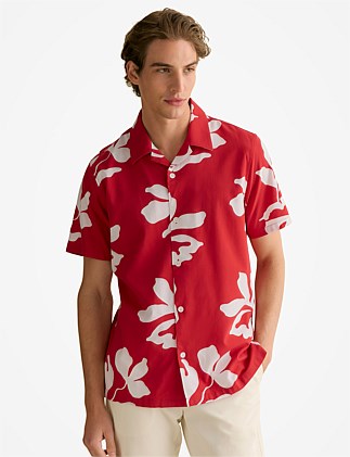 Palm Leaf Short Sleeve Shirt