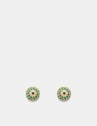 Disco Pavé Stud Earrings