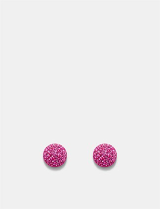 Disco Pavé Stud Earrings