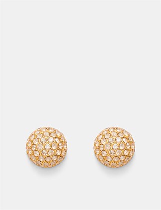 Disco Pavé Large Stud Earrings