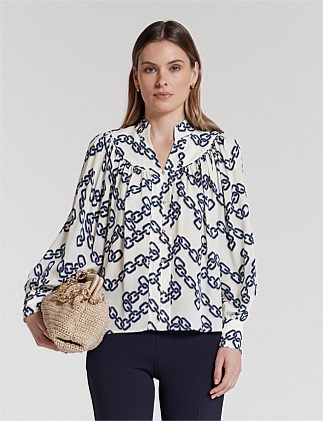 KIRSTEN SILK SHIRT