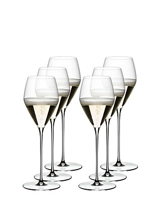 RIEDEL Veloce Champagne Set of 6