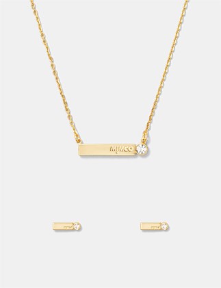 Identity Stud Earrings And Necklace Set