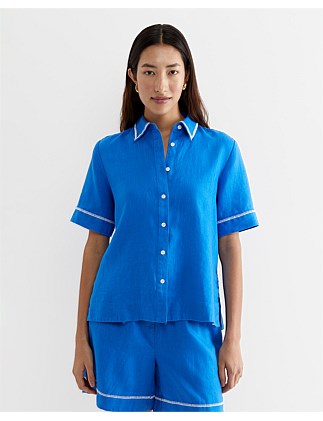 LULU BLANKET STITCH SHIRT