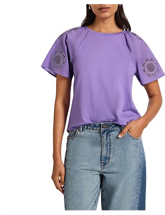 CYNDI MERCERISED COTTON TOP