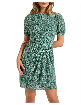 FRESH START SILK MINI DRESS