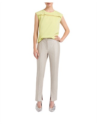 QUINN STRETCH LINEN PANT