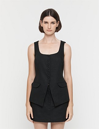 Anina Classic Waistcoat Top