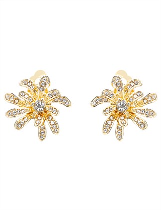 BLOOM STUD CLIP EARRINGS