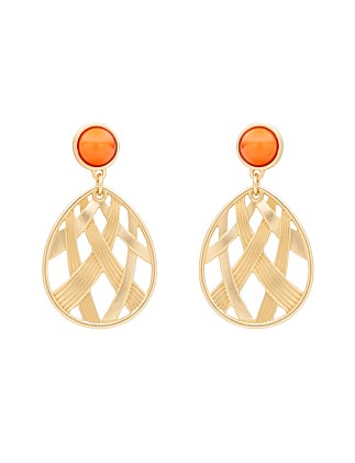 CROSSHATCH FEATURE EARRINGS