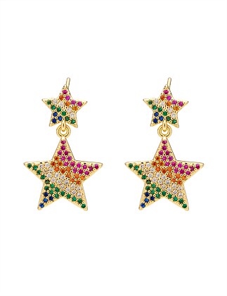 COLOURFUL STARS EARRINGS