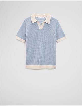 Organically Grown Cotton Knitted Polo