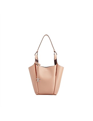 BUCKET BAG IN LEATHER SMALL