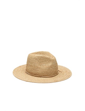 RAFFIA FEDORA