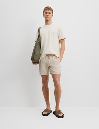 Organically Grown Linen Drawcord Short