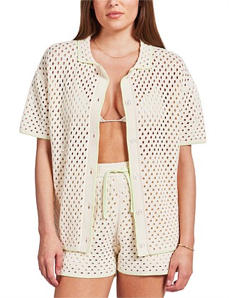 FARRAH CROCHET SHIRT