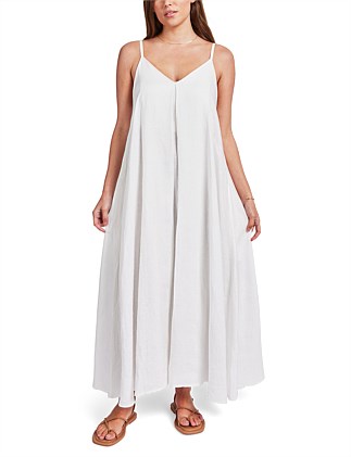 HAMPTON LINEN SLIP DRESS