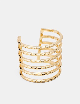 Slay To The Rhythm Wide Cuff Bracelet