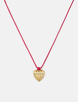 Elle Ferguson Bondi Heart Cord Necklace