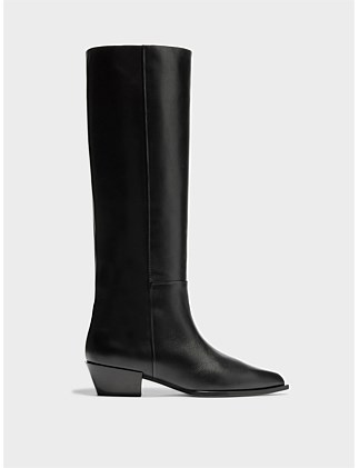 ARLA CALF LEATHER KNEE BOOT