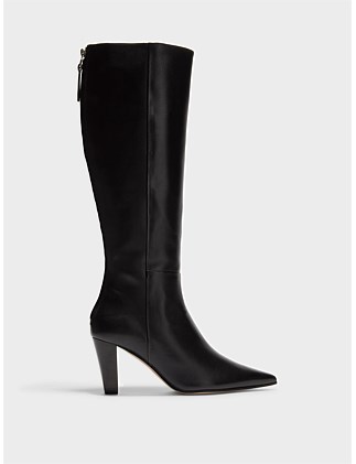 CECILIA CALF LEATHER KNEE BOOT