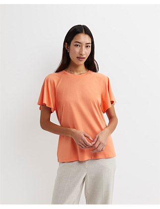 FLUTTER SLEEVE TEE