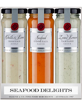 SEAFOOD DELIGHTS SAUCE TRIO SET