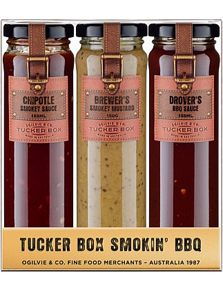 TUCKER BOX SMOKIN'BBQ TRIO SET