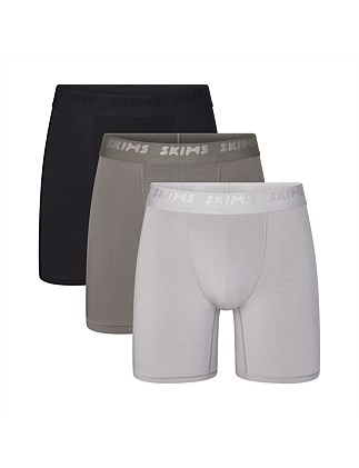 SKIMS STRETCH 3 PACK BOXER BRIEF 5 INCH