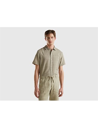 LINEN SHORT SLEEVE SHIRT