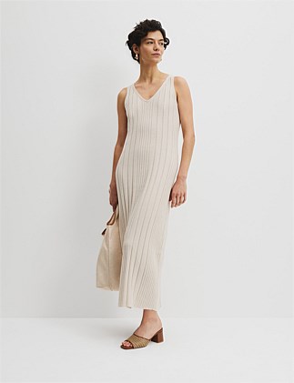 Organically Grown Cotton Linen Midi Dress