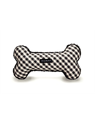 Gingham Bone Canvas Toy Large