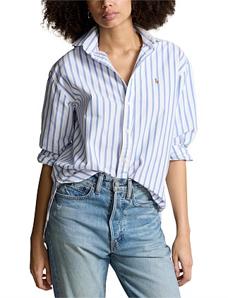 RELAXED FIT COTTON OXFORD SHIRT