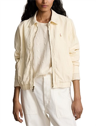 LINEN WINDBREAKER