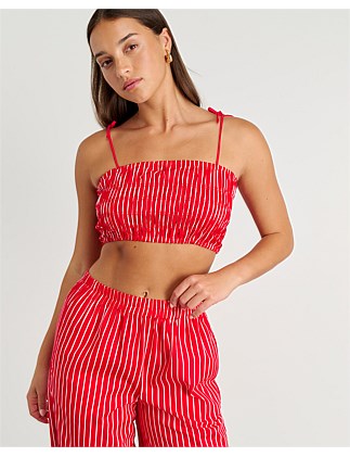 COTTON STRIPE BODICE